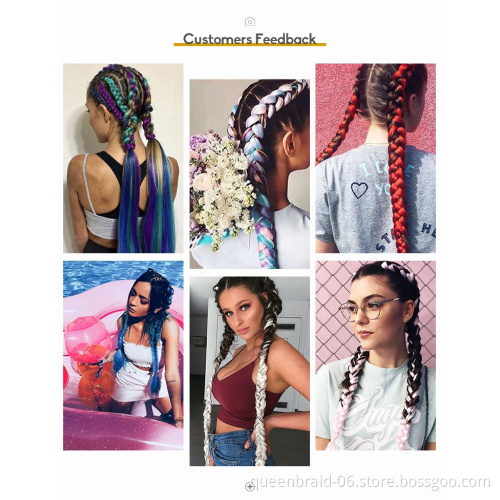 Hot Water Setting Synthetic Hair Braid Extention Price Grey Crochet Hair Braid In Stock,613 Blond Crochet Braid Twist Hair